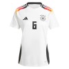 Camiseta de fútbol Alemania Kimmich 6 Primera Equipación Euro 2024 - Mujer